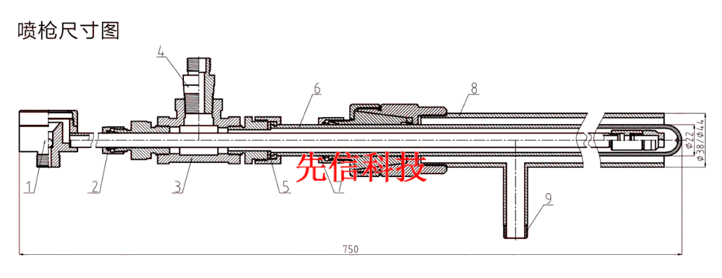 TXG型雾化喷枪(图3)